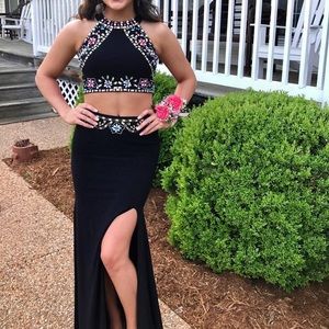 Two Piece Prom Dress